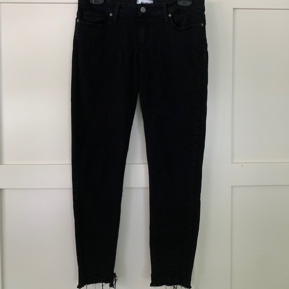 Paige Vertigo Ankle Black Skinny Jeans